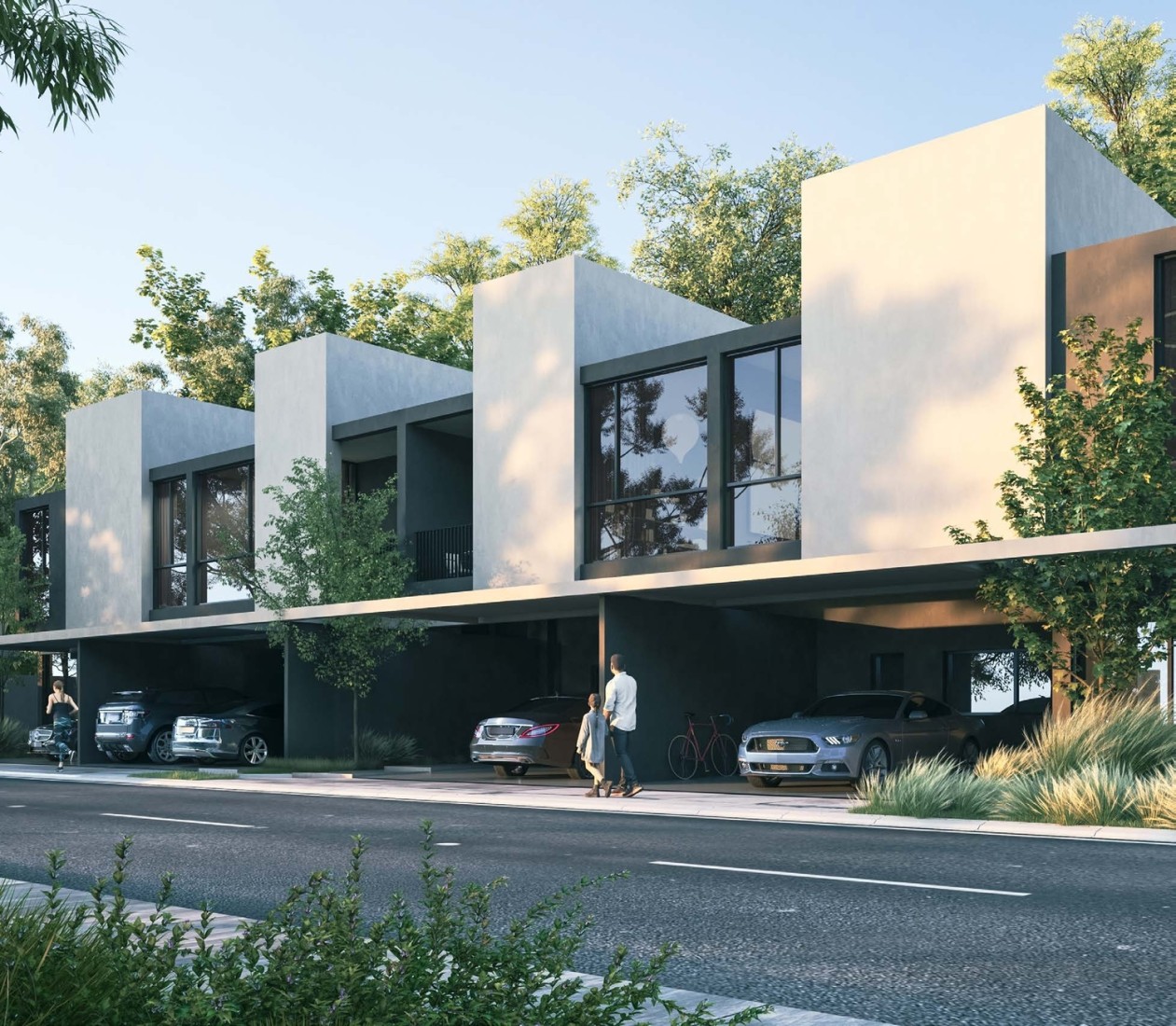 Al Ruwaidat Suburb, flagship project render