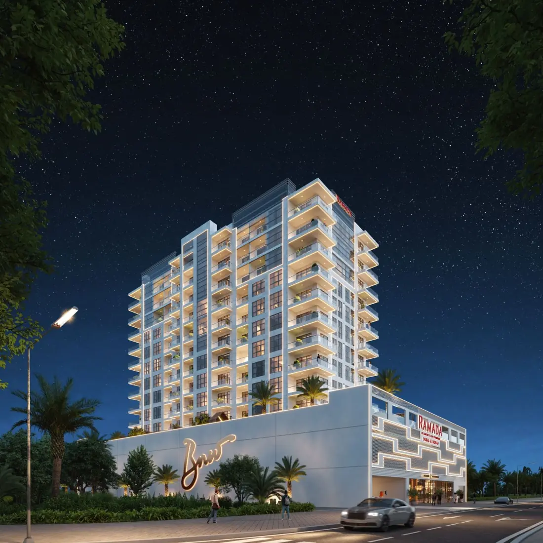 Al Jadaf, flagship project render
