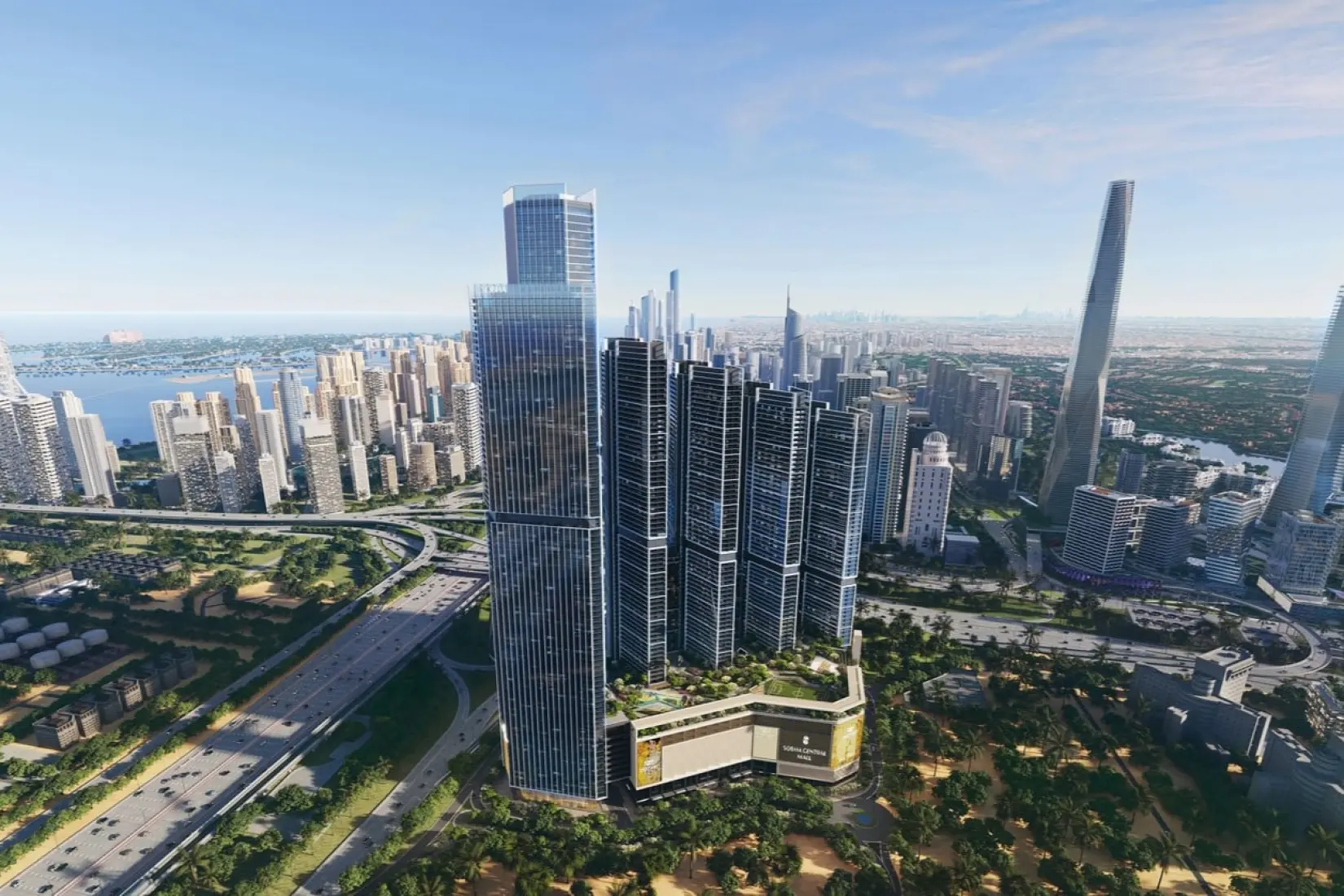 The Tranquil at Sobha Central, developer render