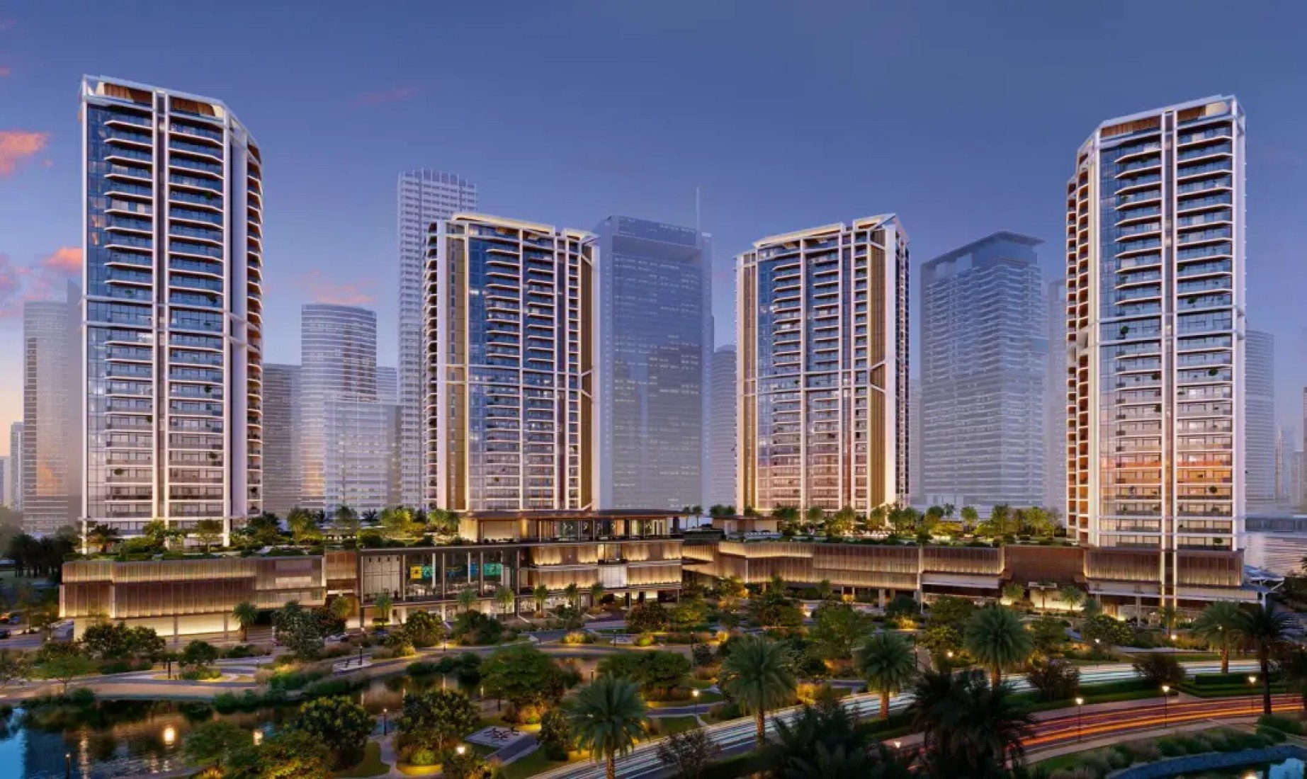 Emirates Hills 2, flagship project render