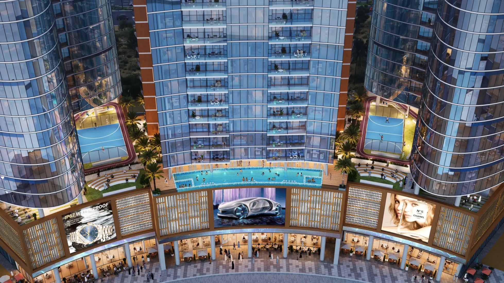 Orchid Towers Phase 1, developer render