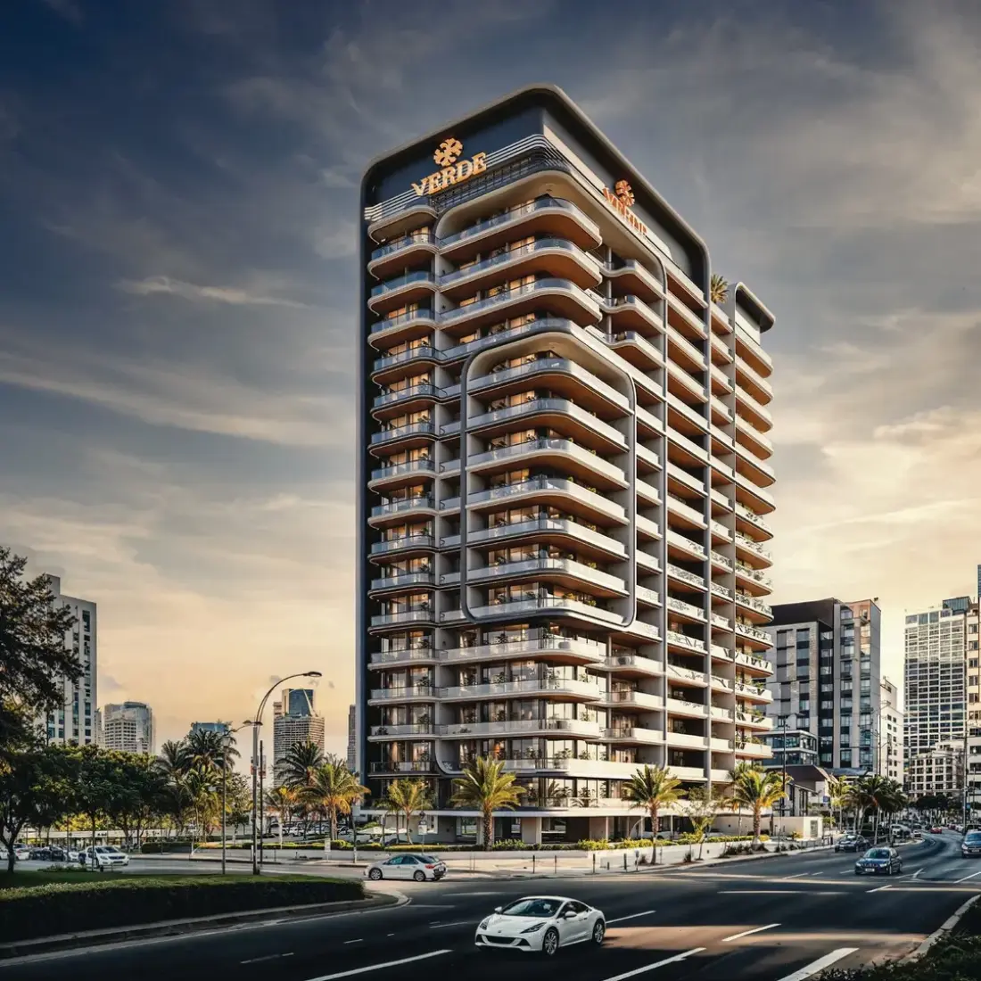 Dubai Sports City, flagship project render