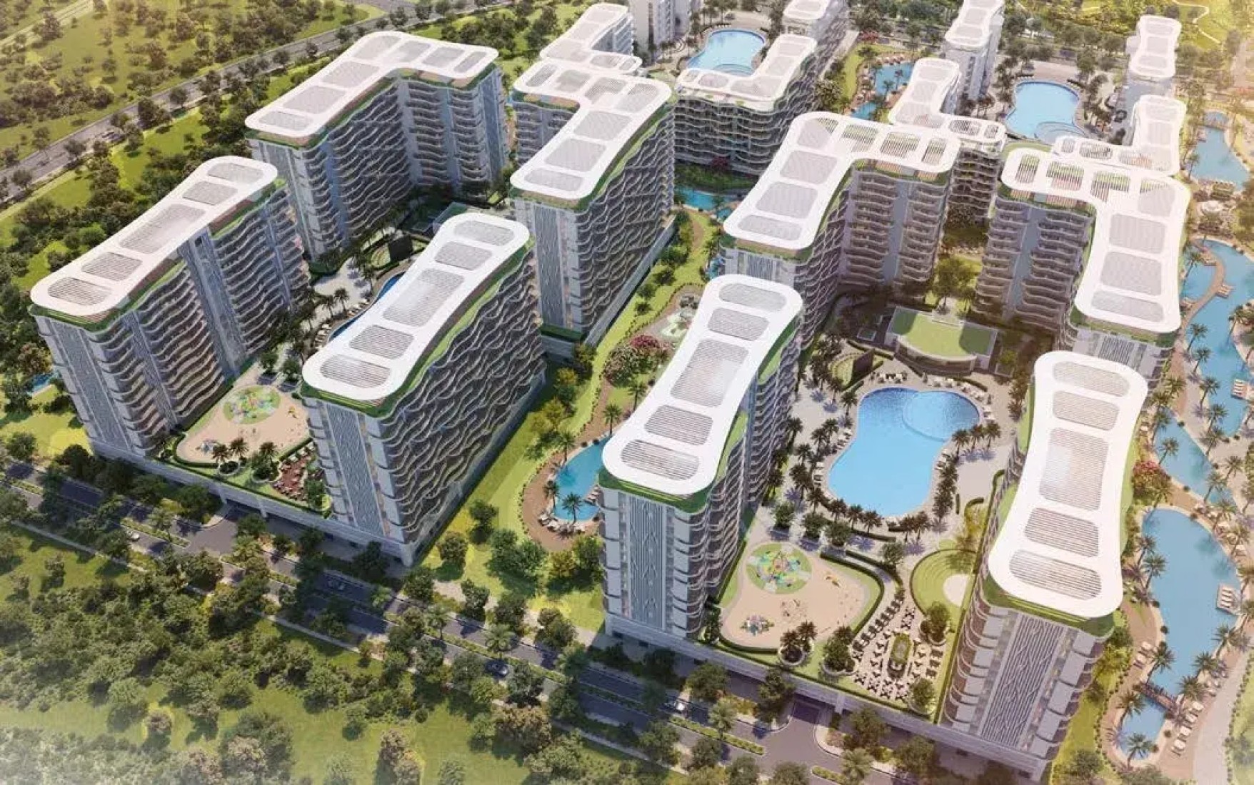 Damac Lagoons Views Phase 3, developer render