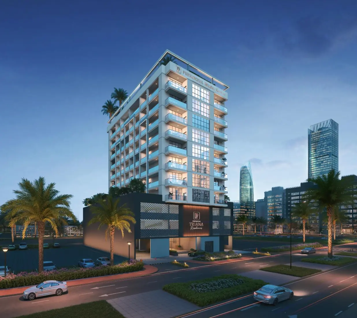 Purvanchal Triana Residences, developer render