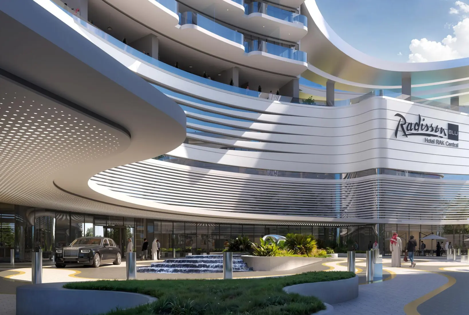 Radisson Blu RAK Central, developer render