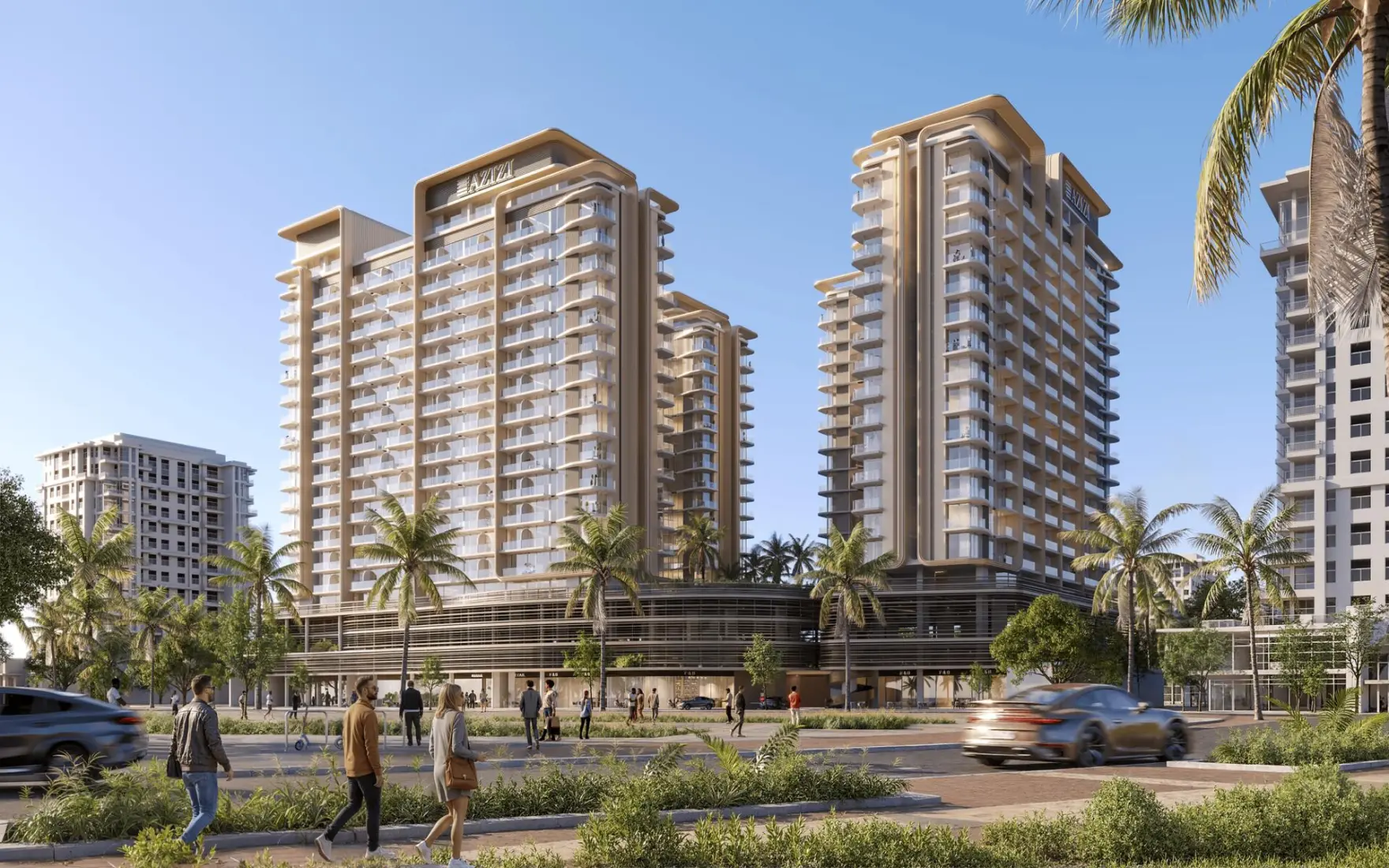 Jaddaf Beach Oasis, developer render