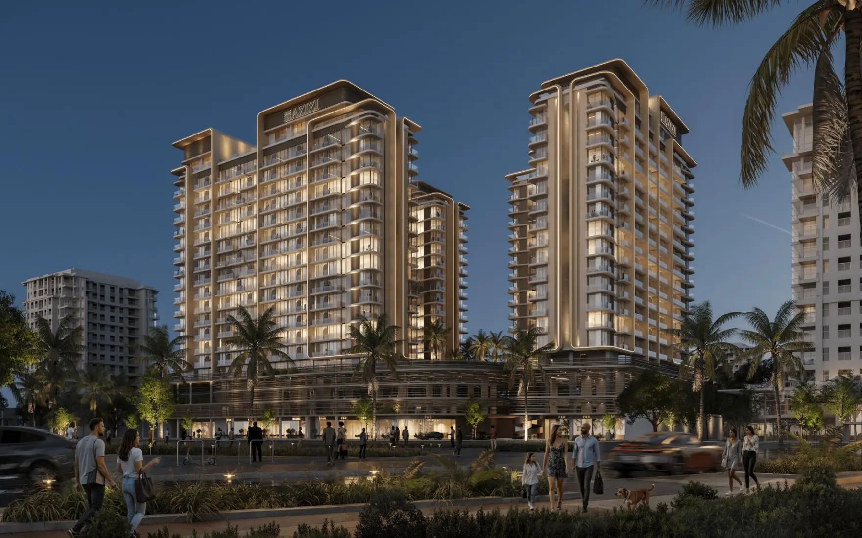 Jaddaf Beach Oasis, developer render