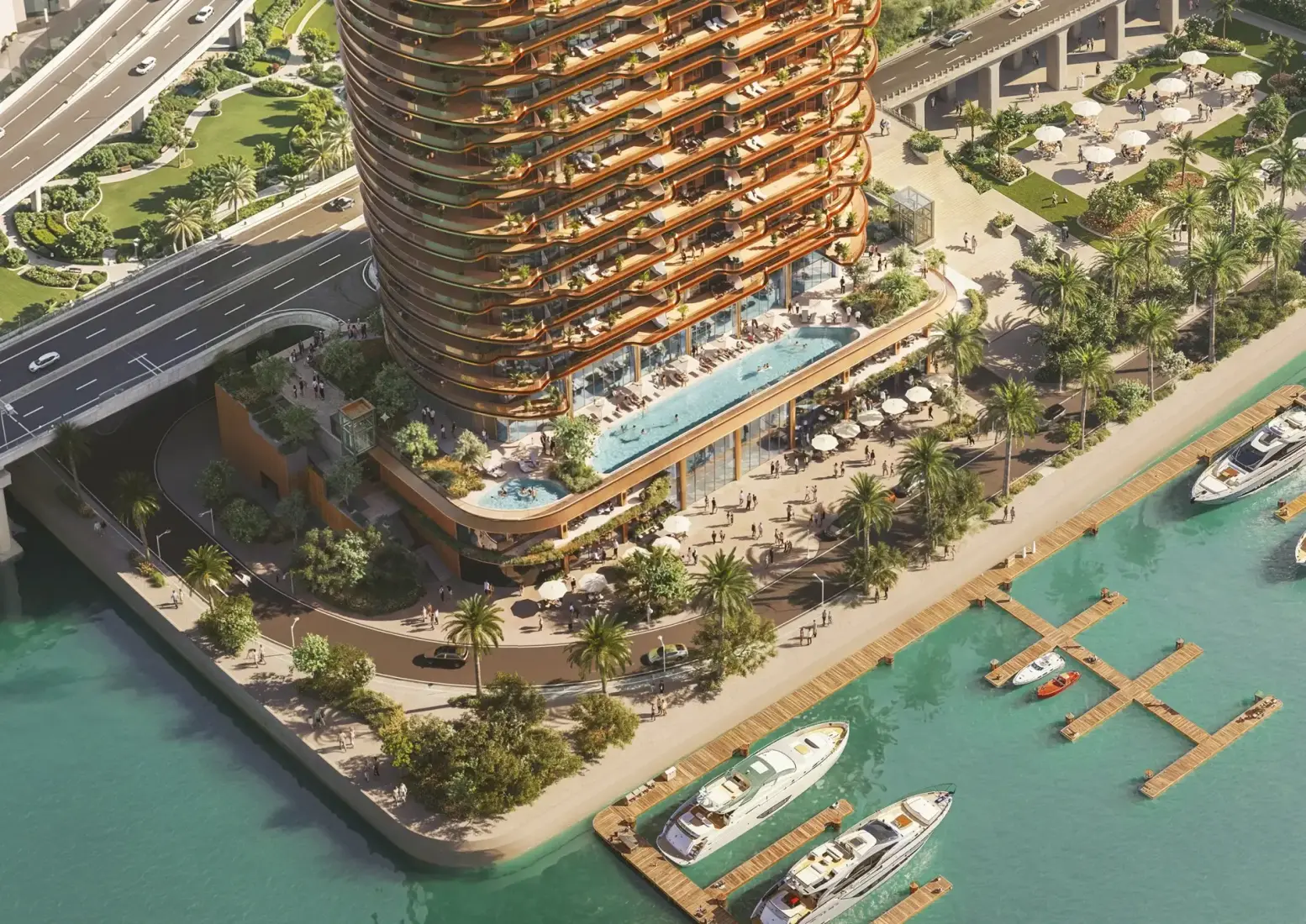Jumeirah Residences, developer render