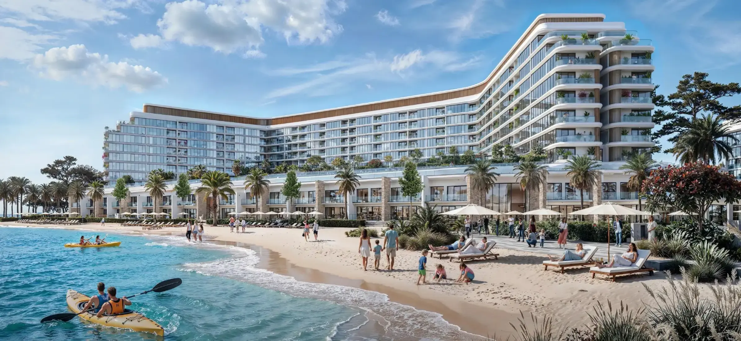 Tranquil Beach Residences, developer render