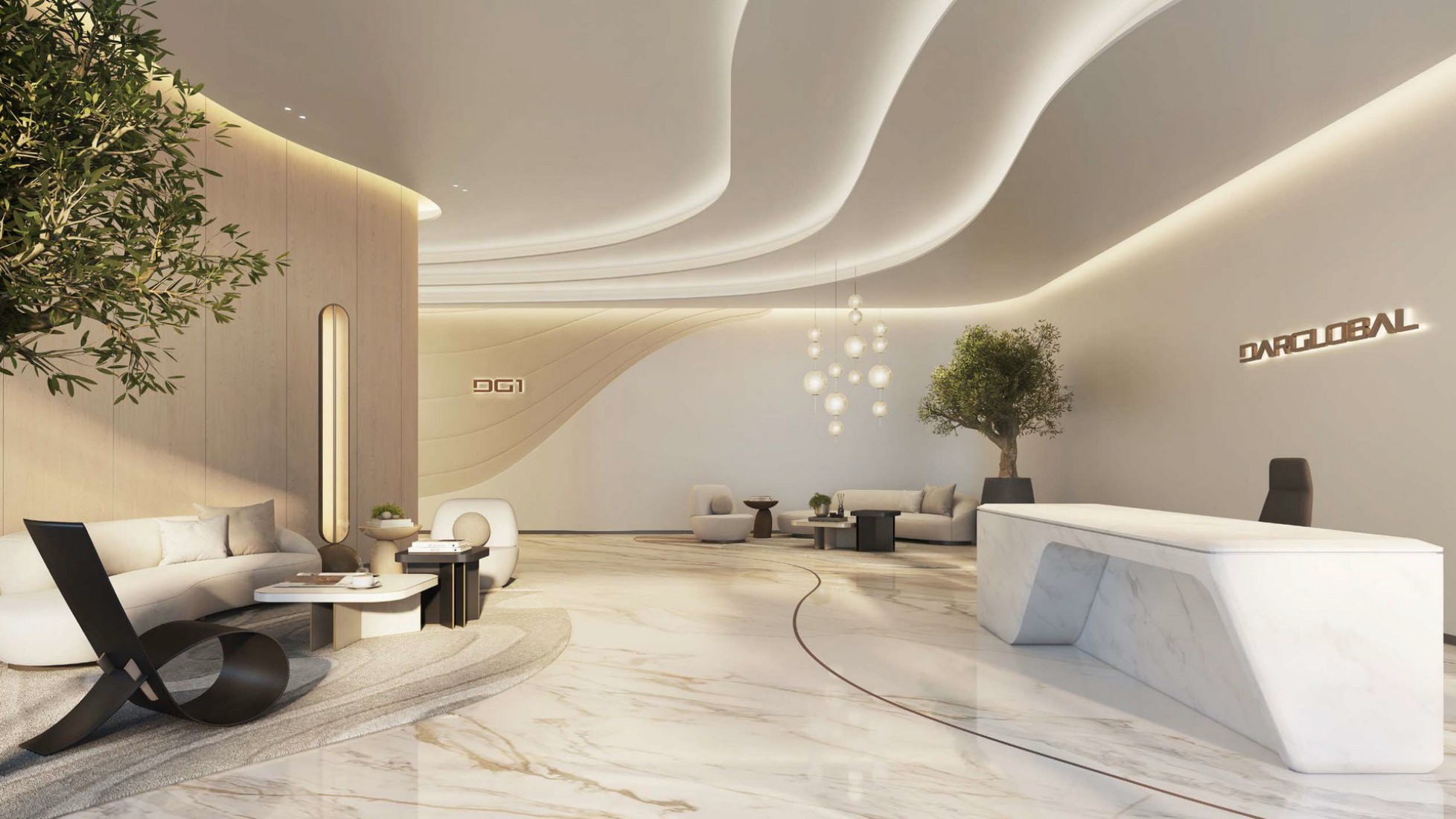 DG1 Living, developer render