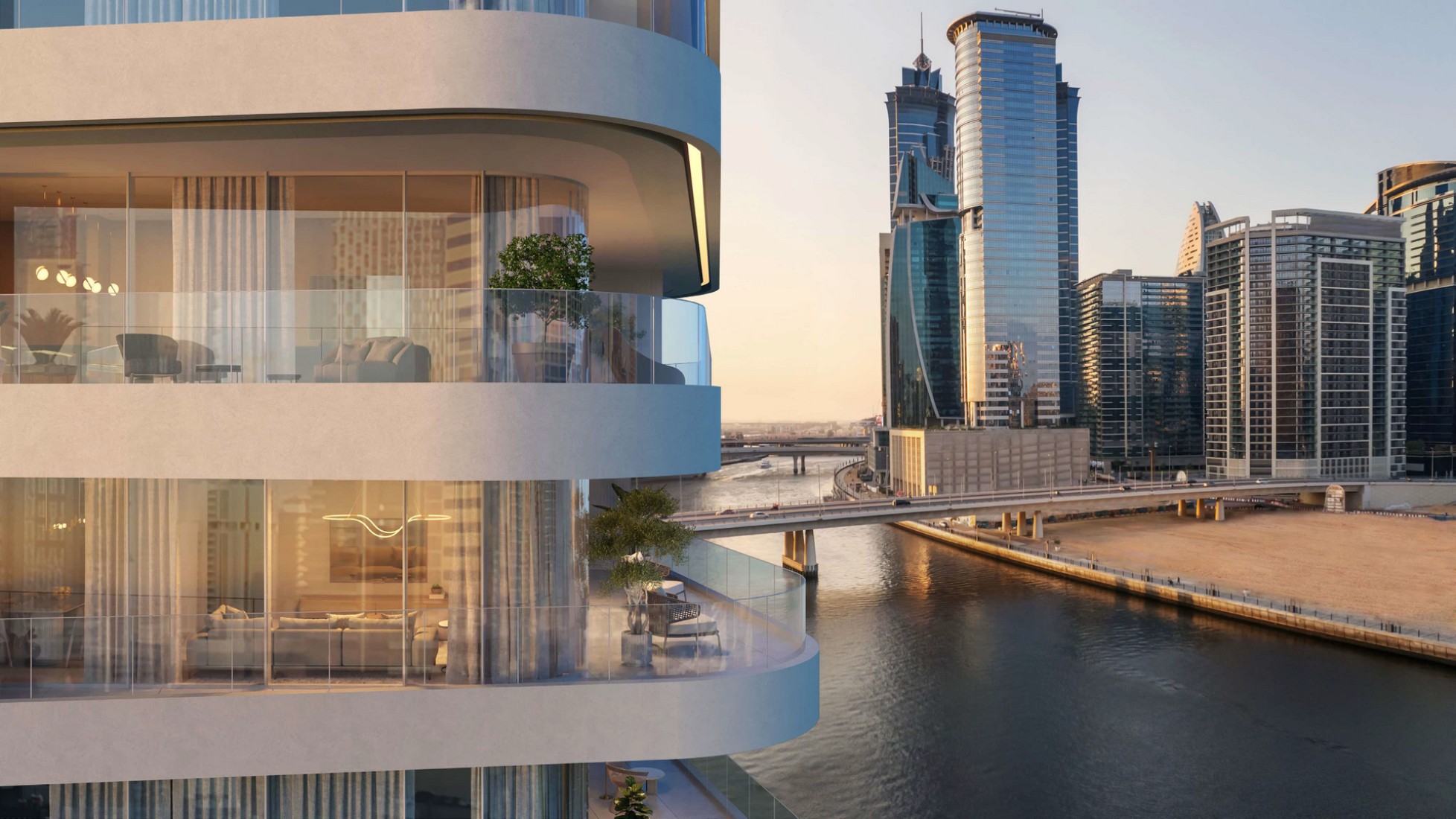 DG1 Living, developer render