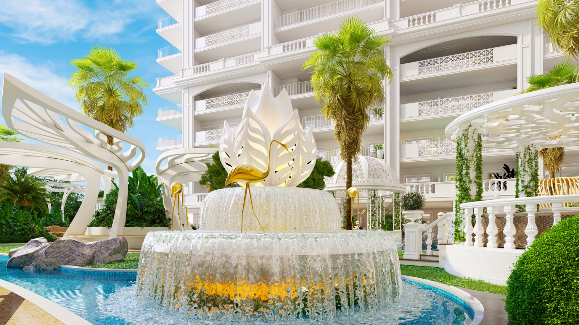 Vincitore Aqua Dimore, developer render