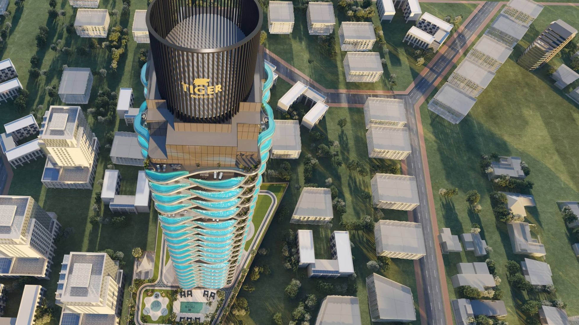Volga Tower, developer render