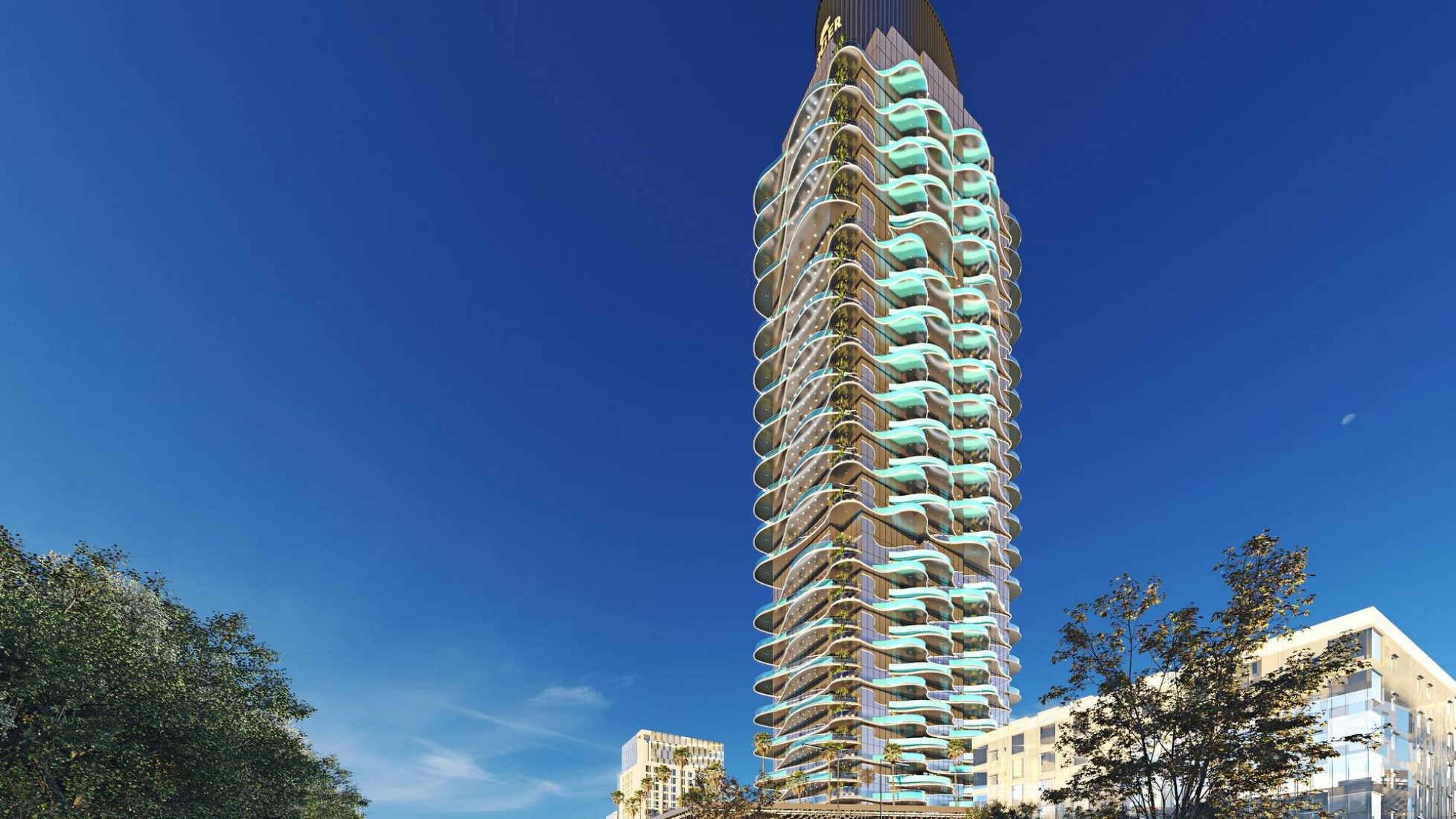 JVT (Jumeirah Village Triangle), flagship project render