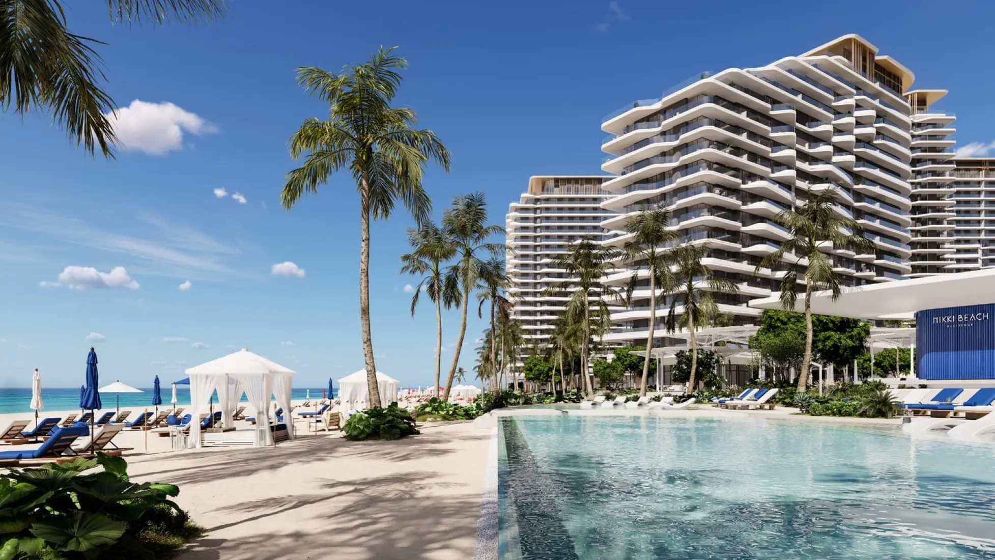 Nikki Beach Residences, developer render
