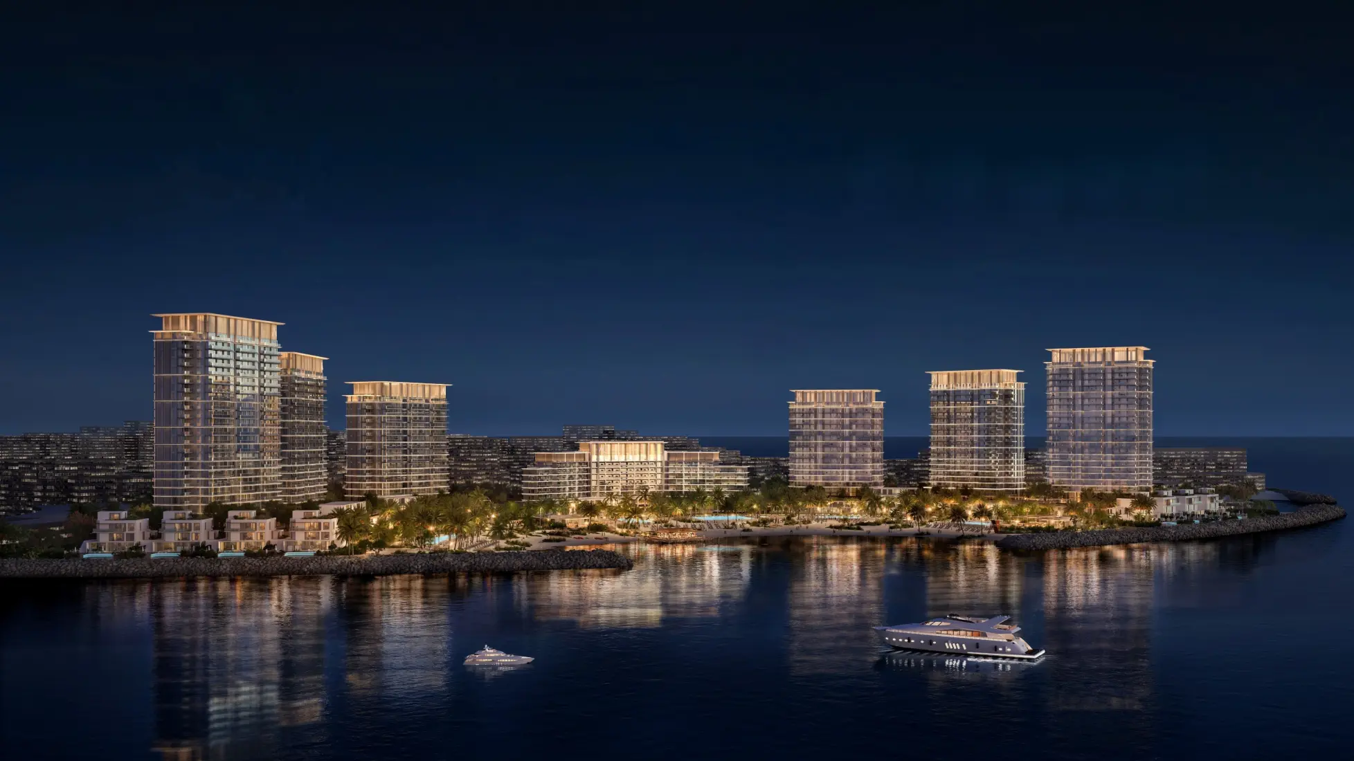 Al Marjan Island, flagship project render