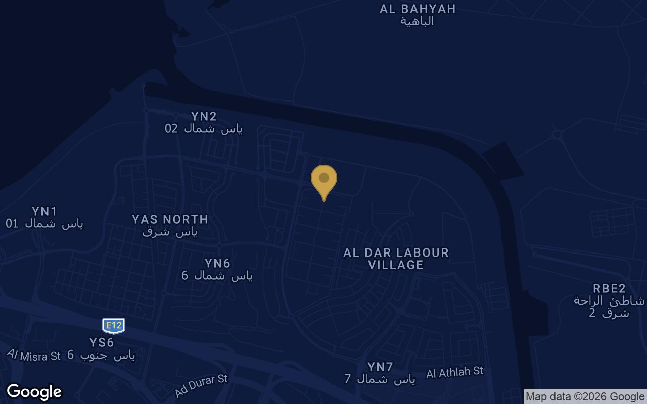 Map of Sama Yas in Yas Island