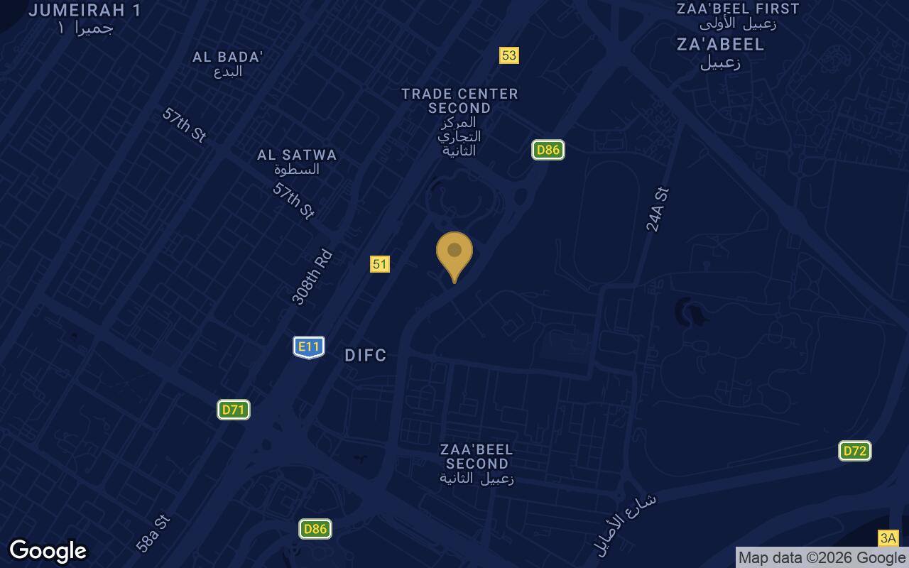 Map of Four Seasons Private Residences DIFC in DIFC (Dubai International Financial Centre)