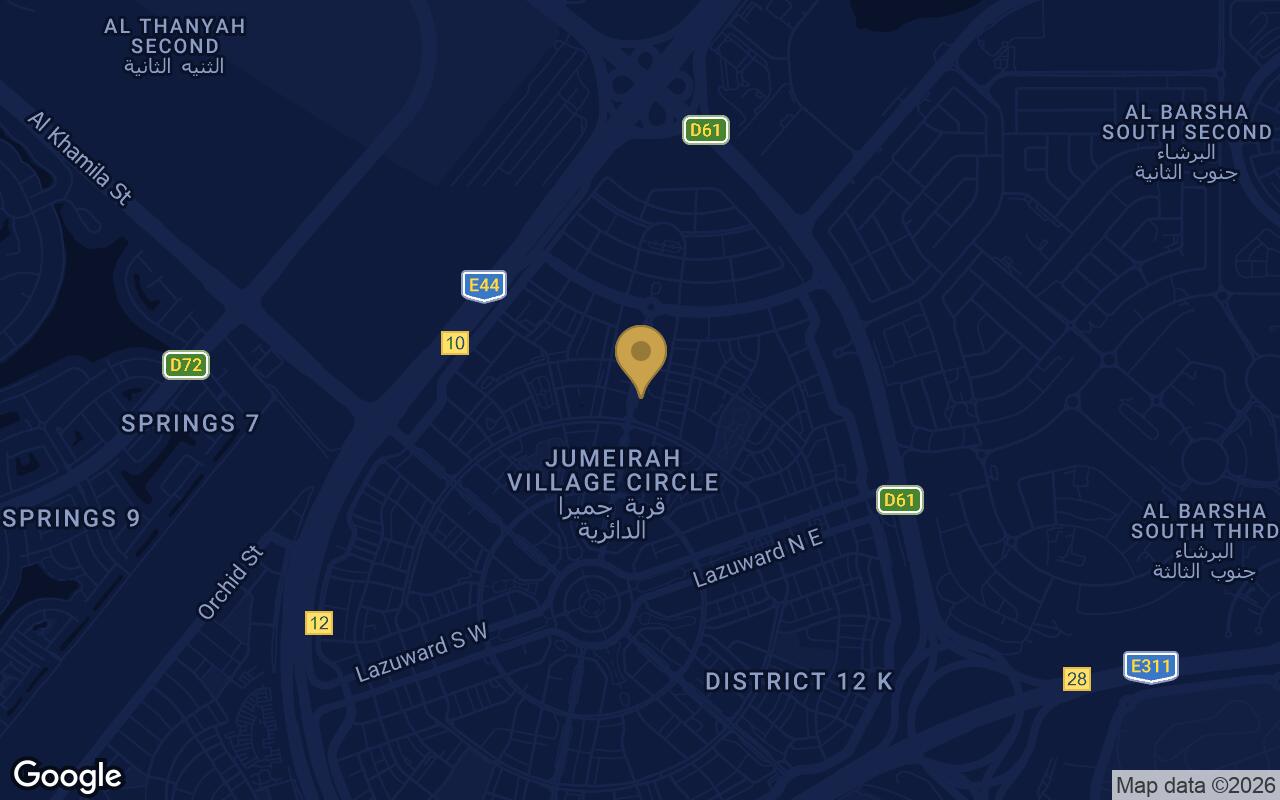 Map of Sky Livings in JVC (Jumeirah Village Circle)