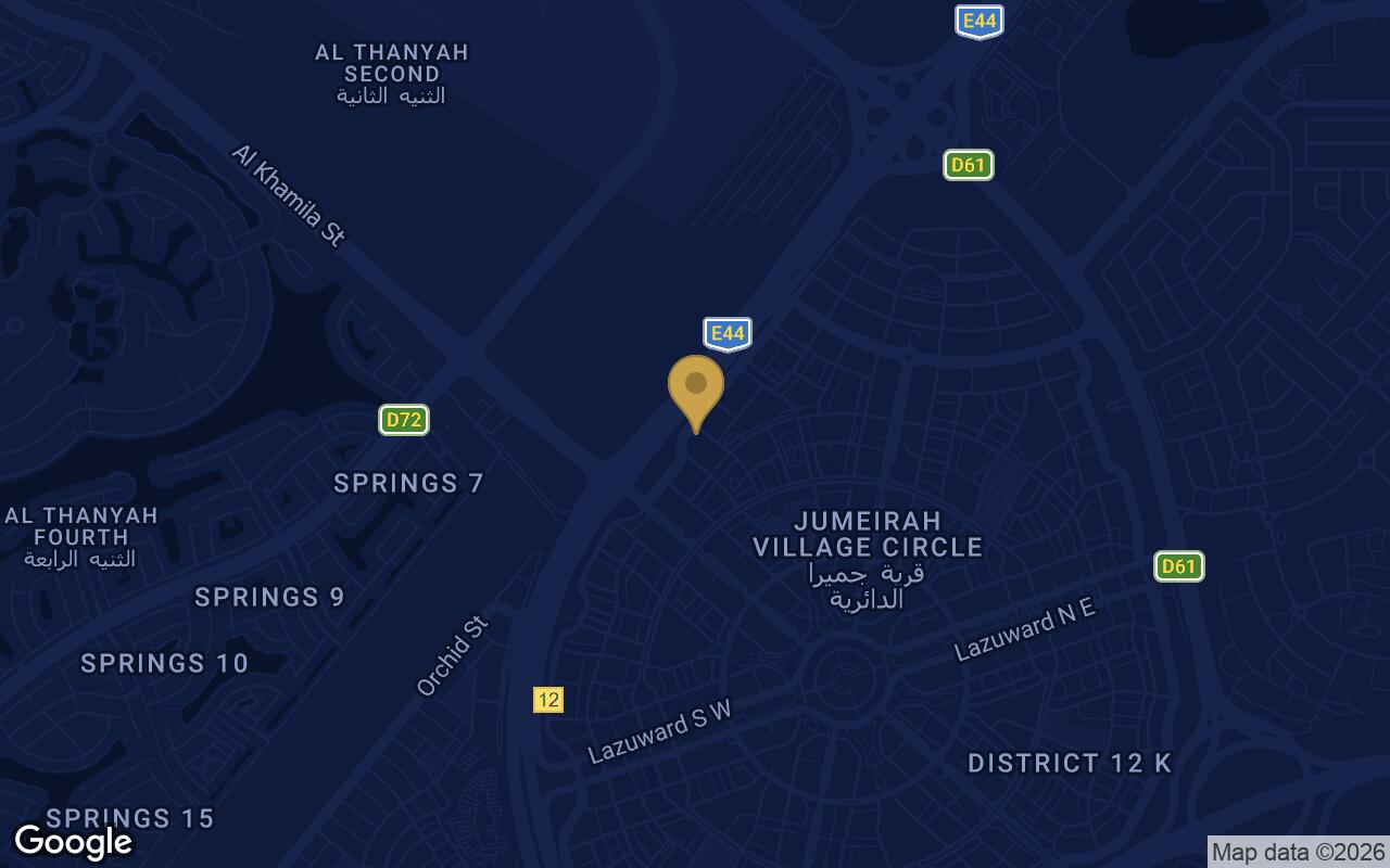 Map of Binghatti Apex in JVC (Jumeirah Village Circle)
