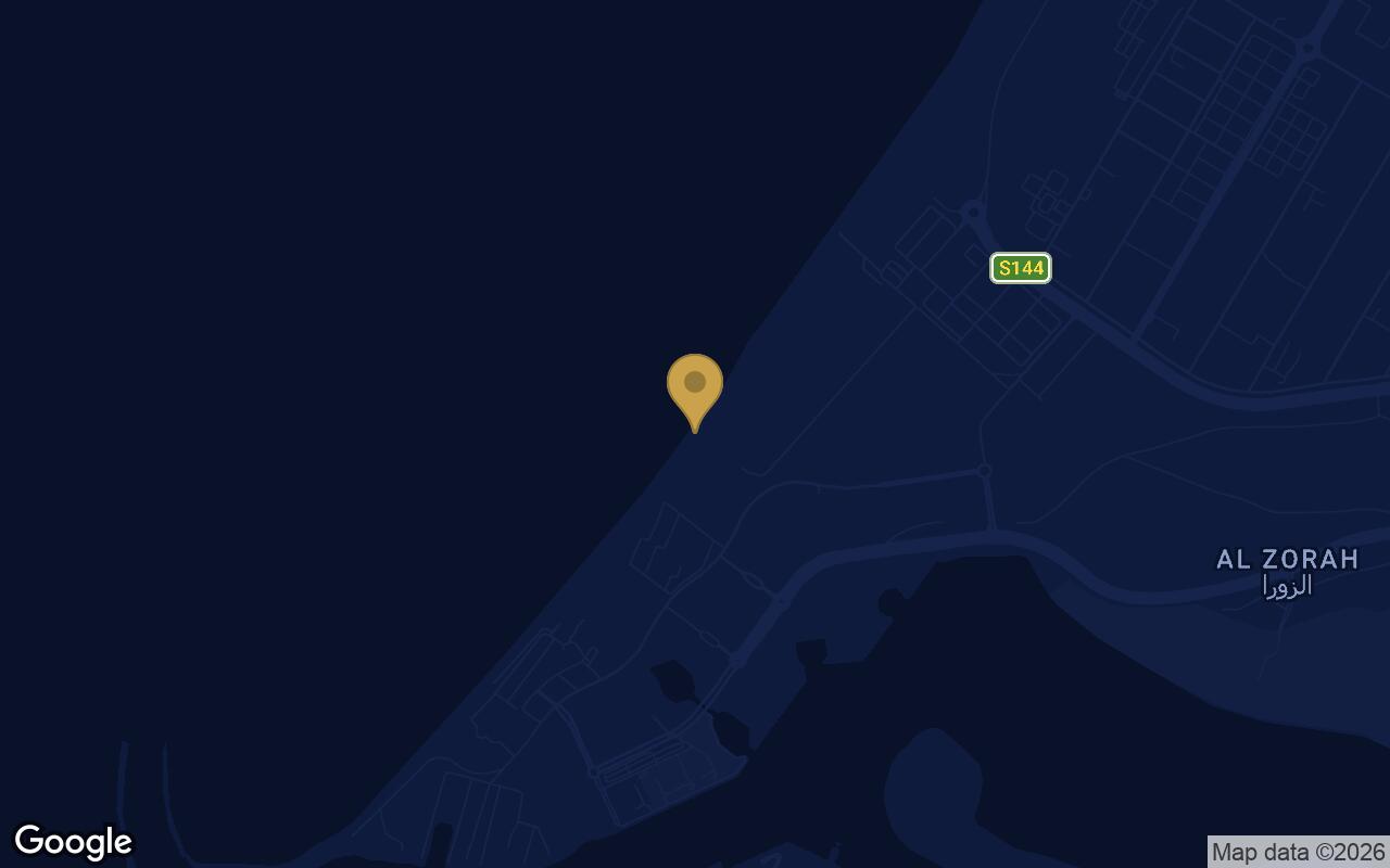 Map of Sea Glints Mansions in Al Zorah