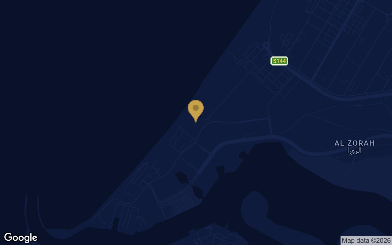 Map of Sealine Residence in Al Zorah