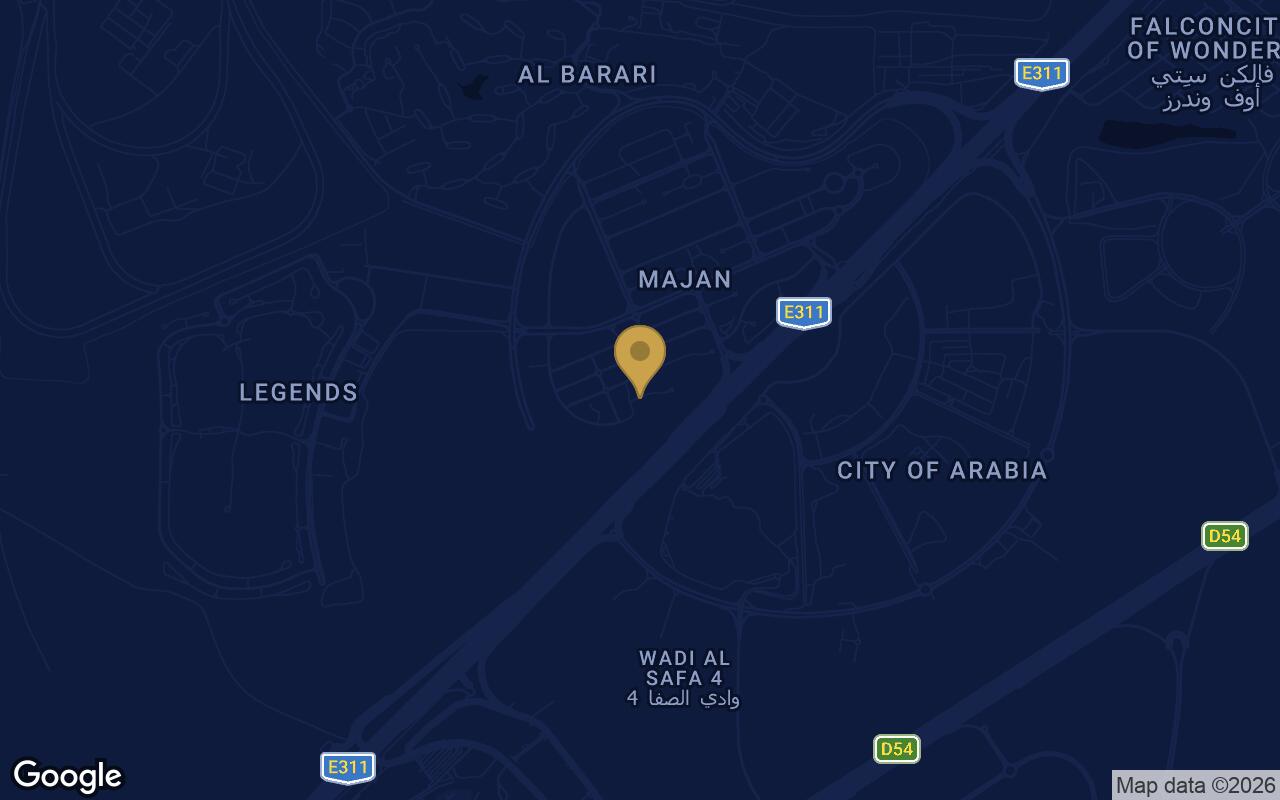 Map of Jade Tower in Majan