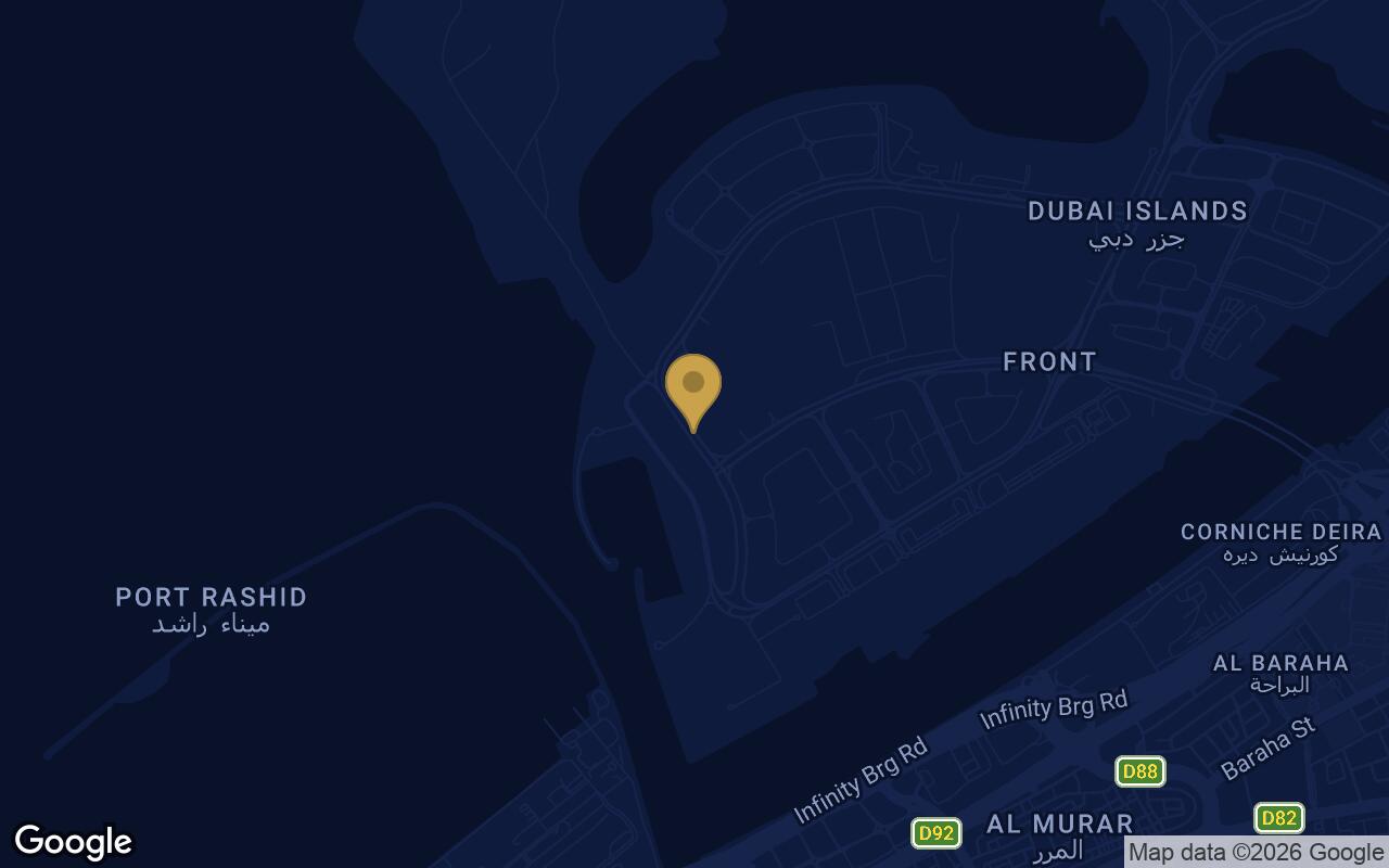 Map of Edgewater Residences in Dubai Islands