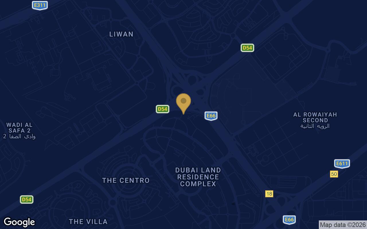 Map of Ivy Gardens 2 in Dubailand