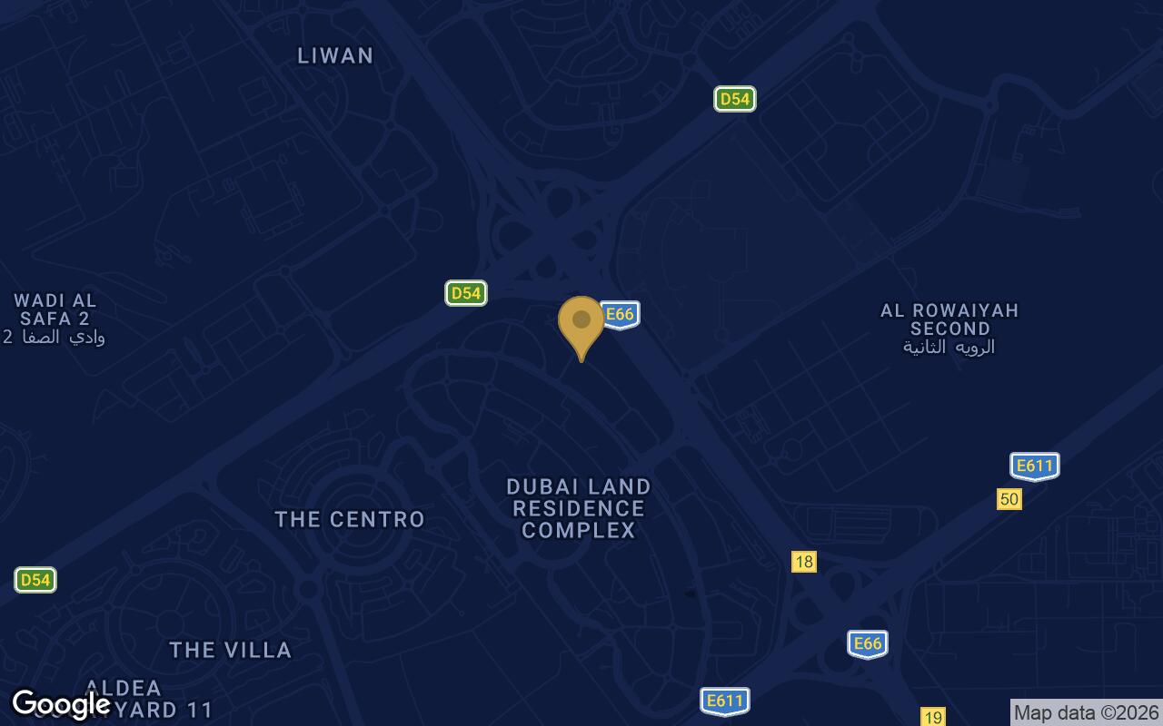 Map of Peace Lagoons 1 in Dubailand