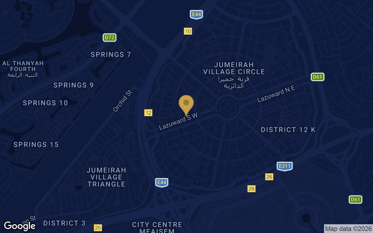 Map of Autograph S Series Residence in JVC (Jumeirah Village Circle)