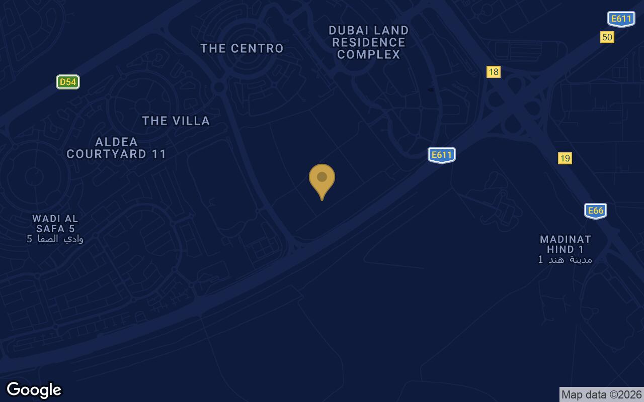 Map of Verdes by Haven 1 in Dubailand