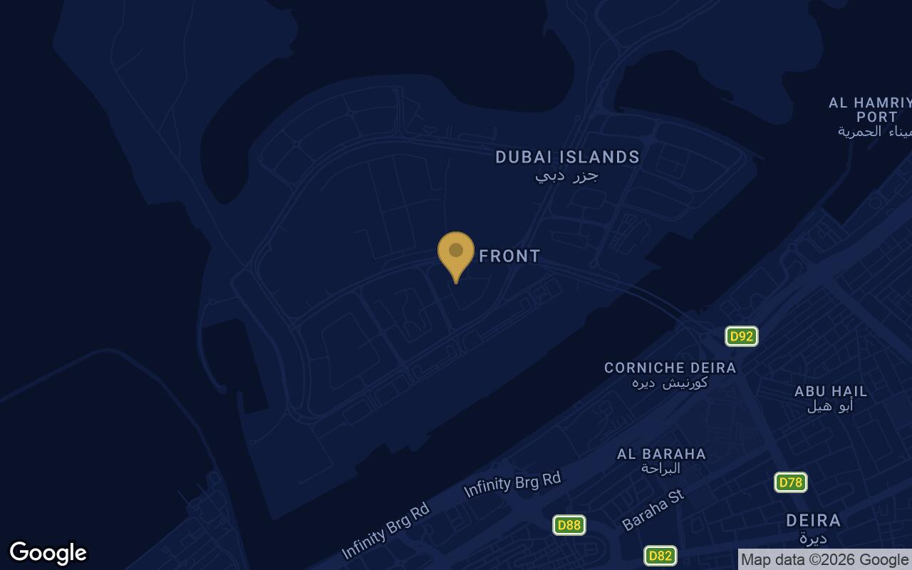 Map of Tivano in Dubai Islands