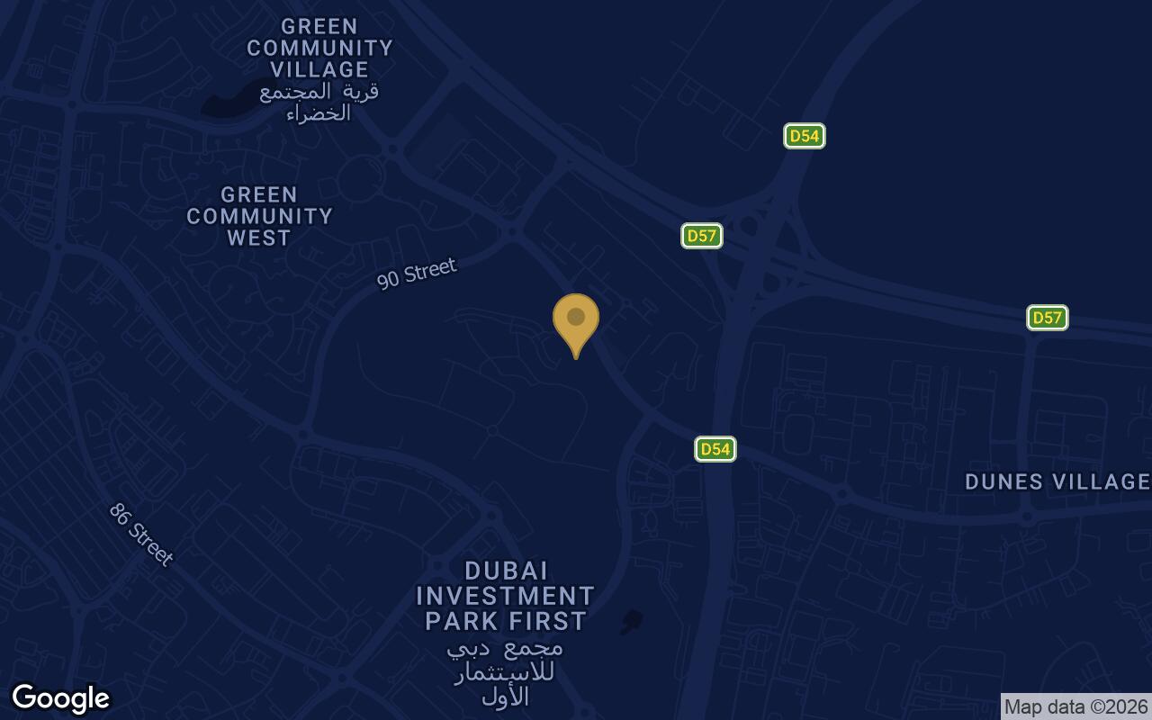 Map of Verdana VI in Dubai Investment Park First
