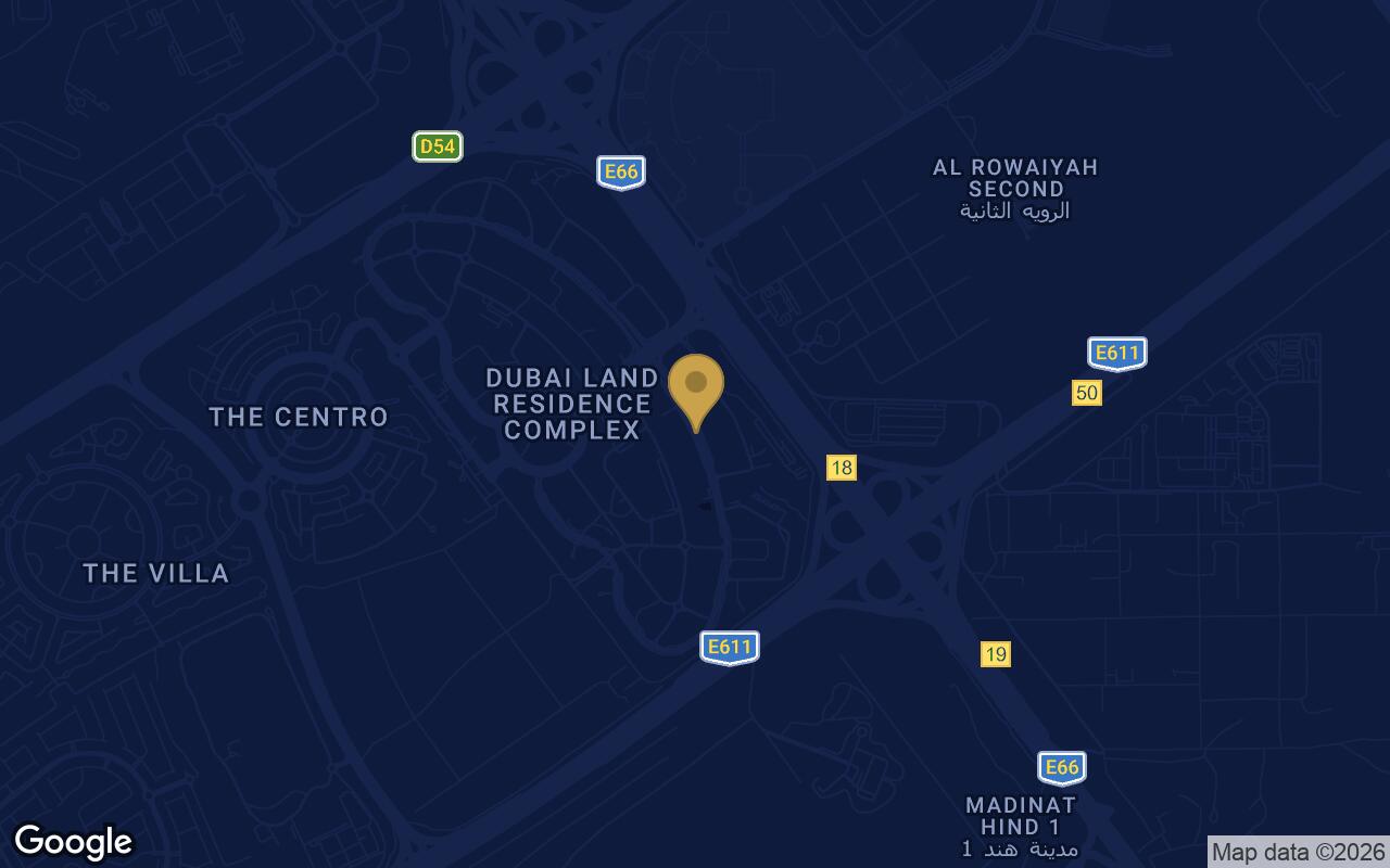 Map of Samana Park Meadows in Dubailand