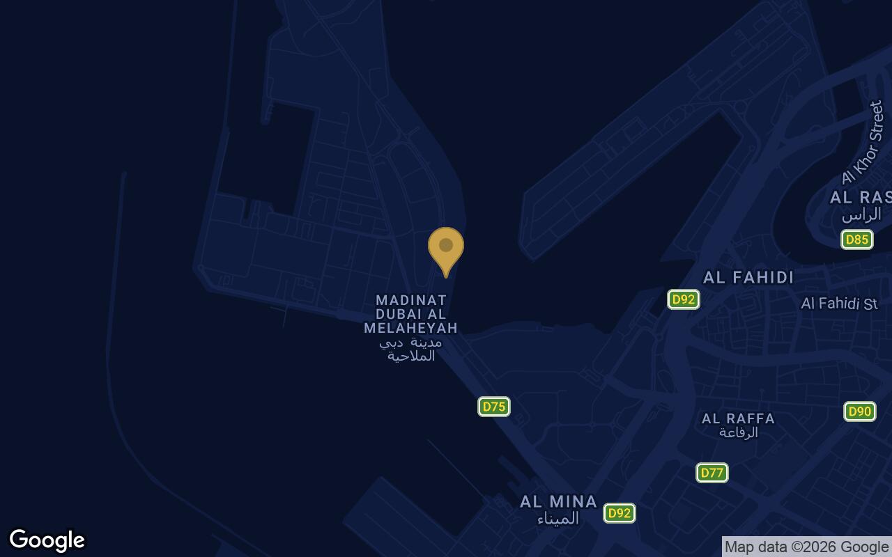 Map of Saria in DMC (Dubai Maritime City)