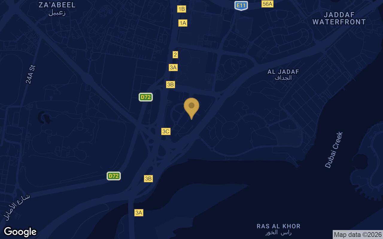 Map of Binghatti Ivory in Al Jaddaf (I)