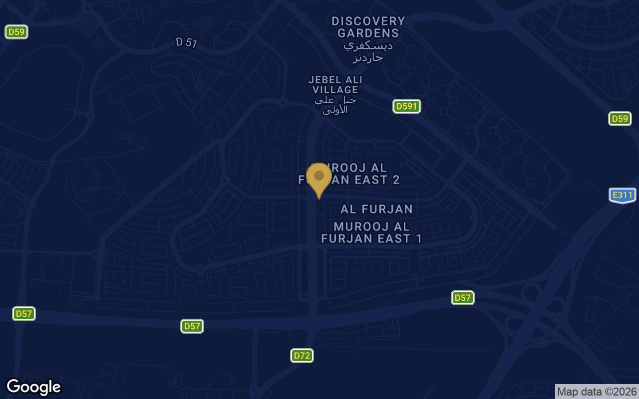 Map of V1STARA House in Al Furjan