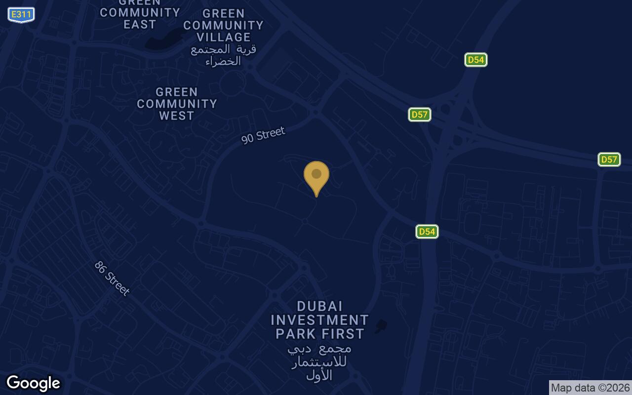 Map of Verdana Empire in Dubai Investment Park First