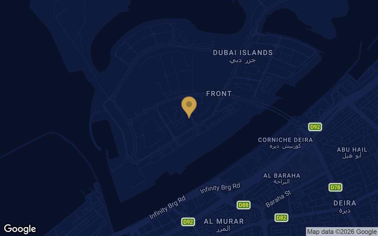 Map of Natuzzi Harmony in Dubai Islands