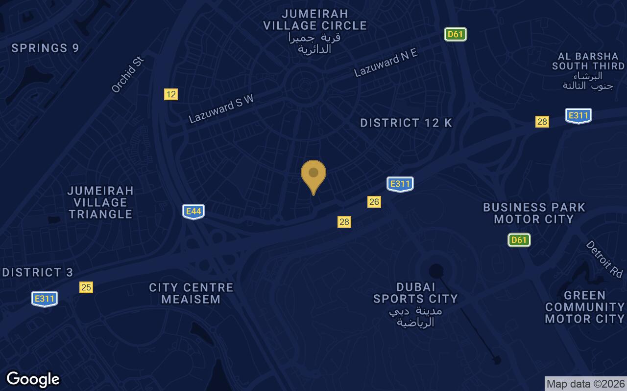 Map of Maison Elysee III in JVC (Jumeirah Village Circle)