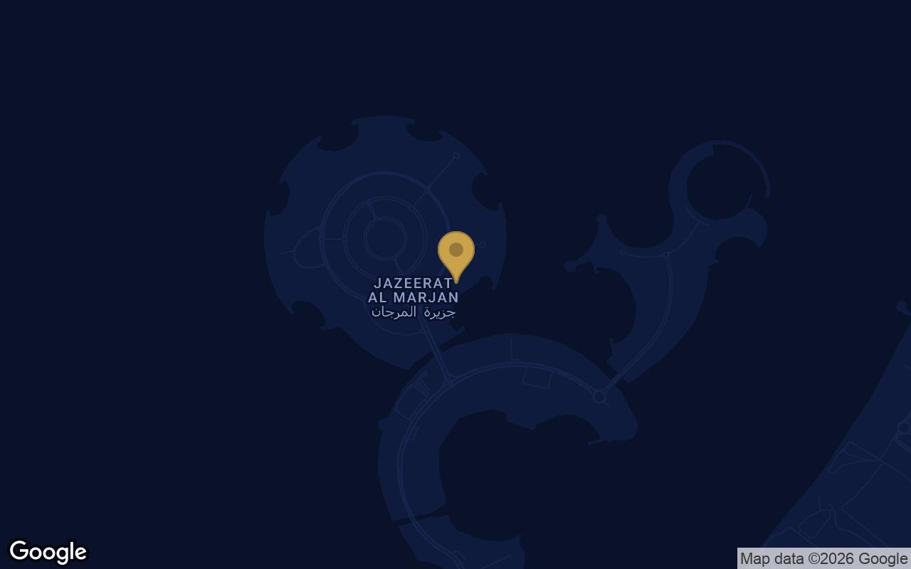 Map of The Beach Vista in Al Marjan Island