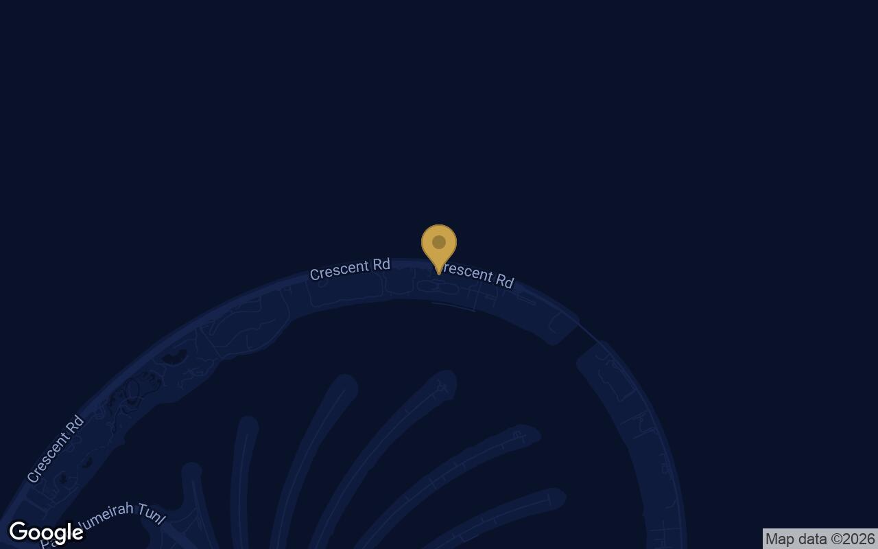 Map of The Alba Residences in Palm Jumeirah