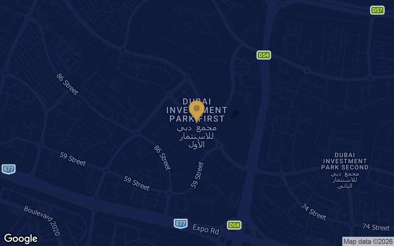 Map of Verdana X Residences & Townhouses in Dubai Investment Park First
