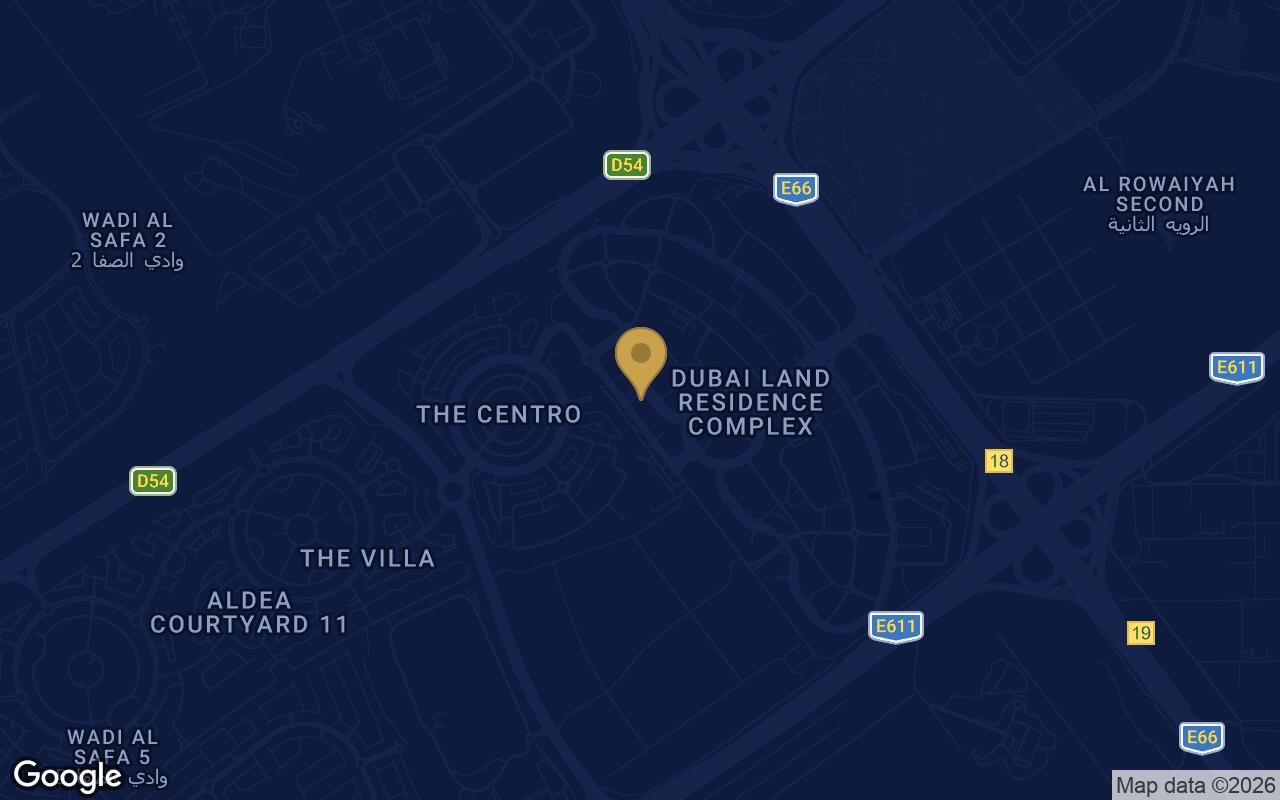 Map of AG Aum in Dubailand