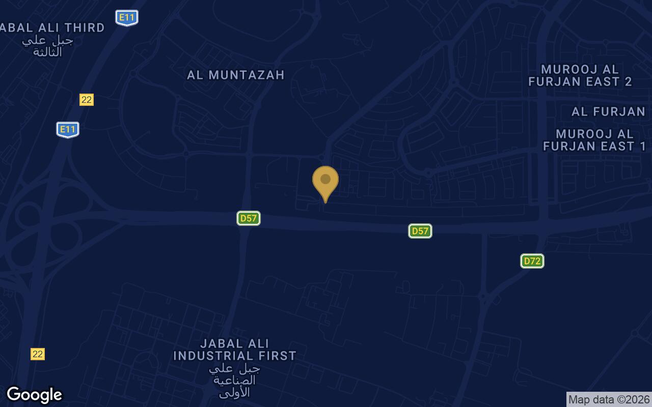 Map of Azizi Raffi in Al Furjan