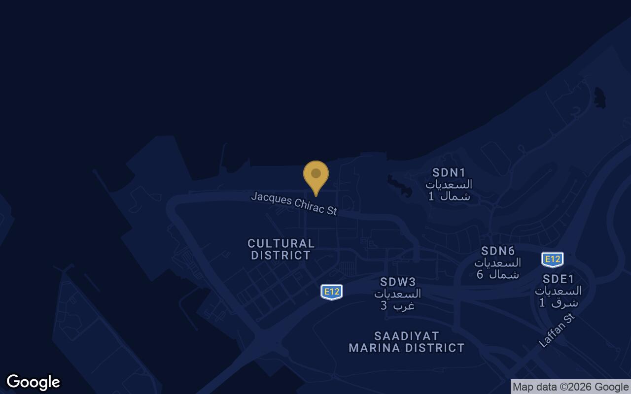 Map of Mamsha Gardens in Saadiyat Island