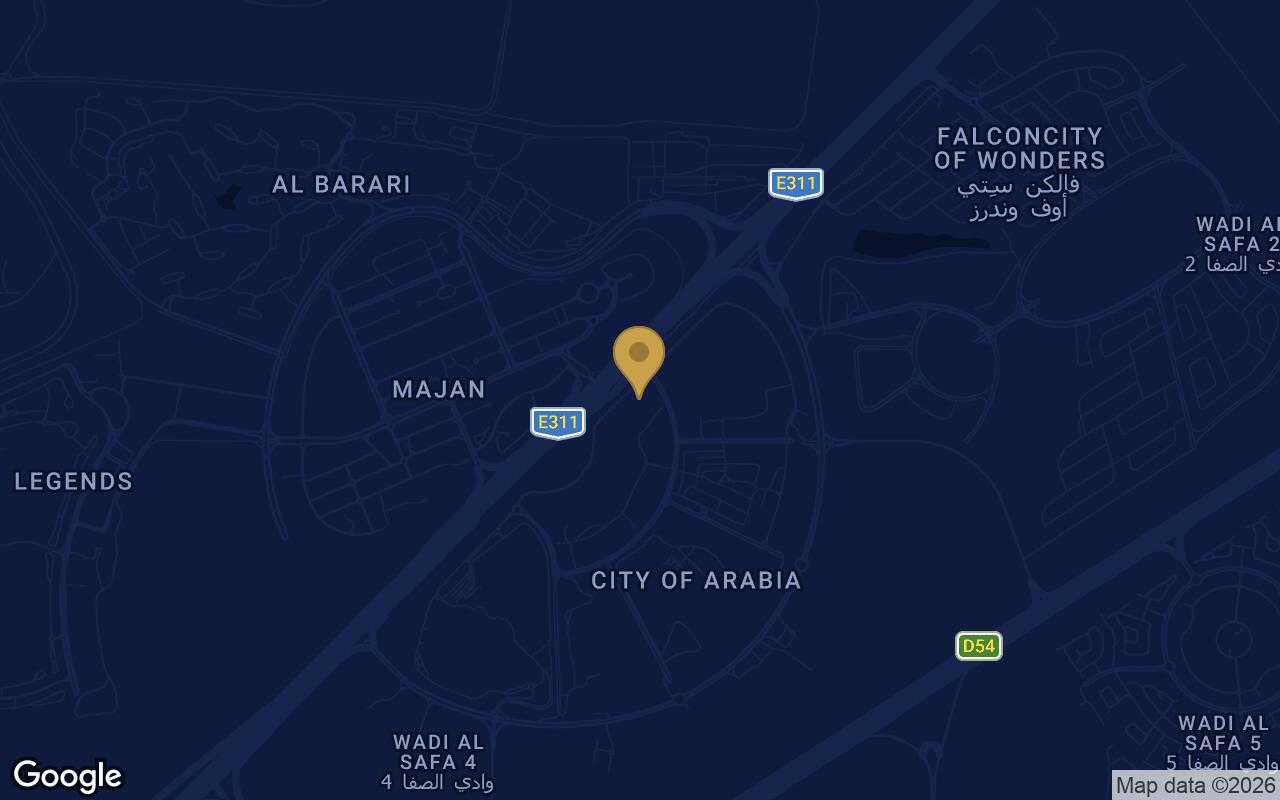 Map of Laguna Residence in City of Arabia