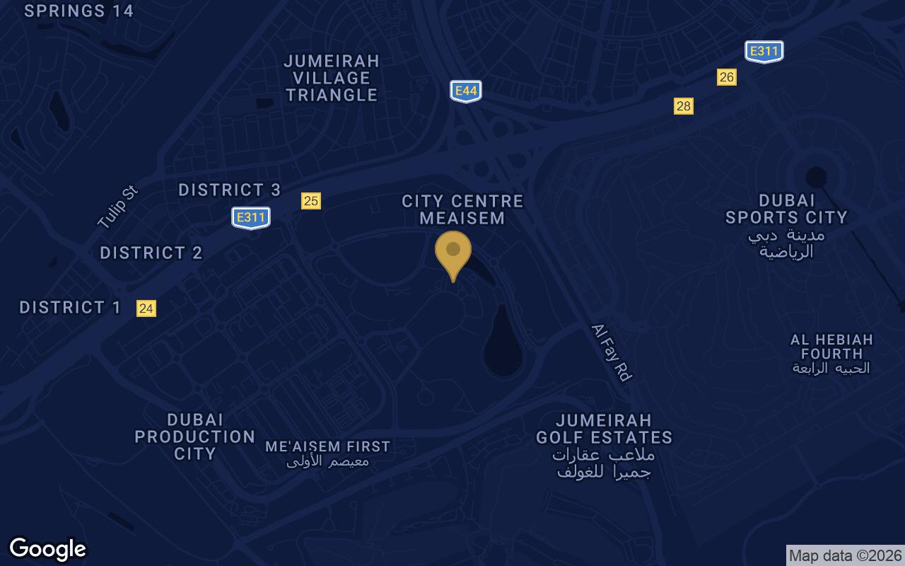 Map of Park Five in DPC (Dubai Production City)