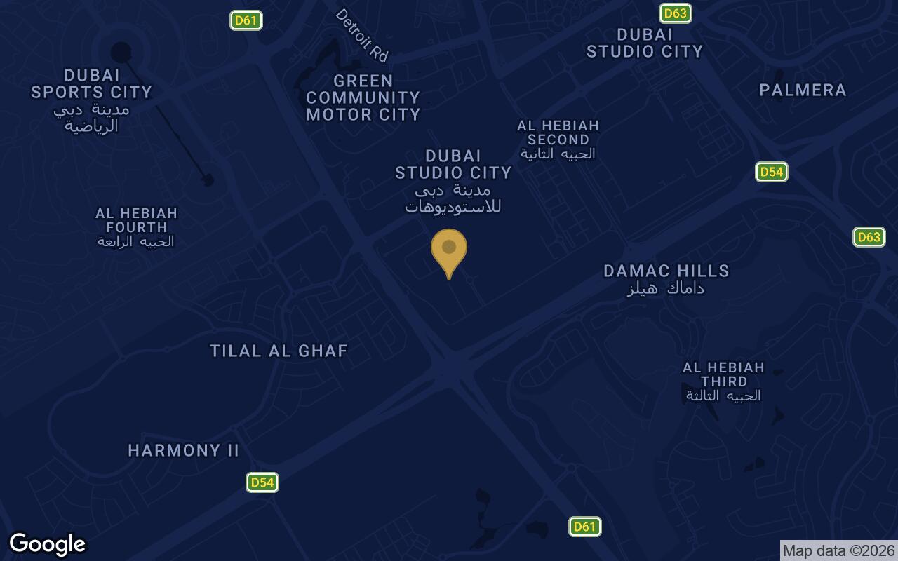 Map of Samana Santorini in Dubai Studio City